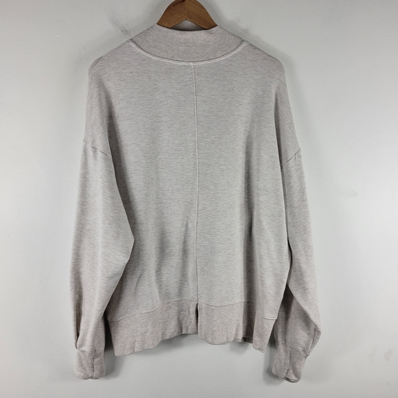 Athleta Apollo Crewneck Kangaroo Pocket Front Oversized Boxy Dolman Sweater - Picture 11 of 16